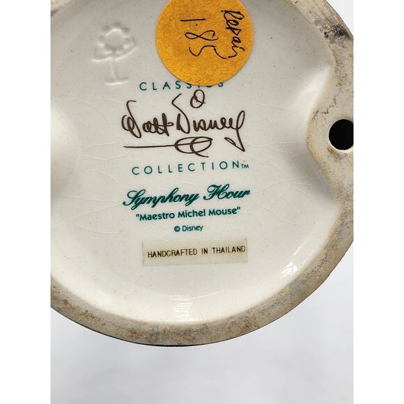 WDCC Figurine Walt Disney Collection Symphony Hour Maestro Mickey Mickel Mouse - Picture 2 of 16